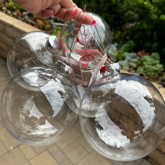 5 X 5” DIY plastic large ornaments crafts round ball - Picture 2 of 12